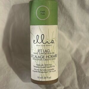 Ellia (open your senses) Jet Lag Travel Support Roll On - Fresh Mint .34 Fl oz